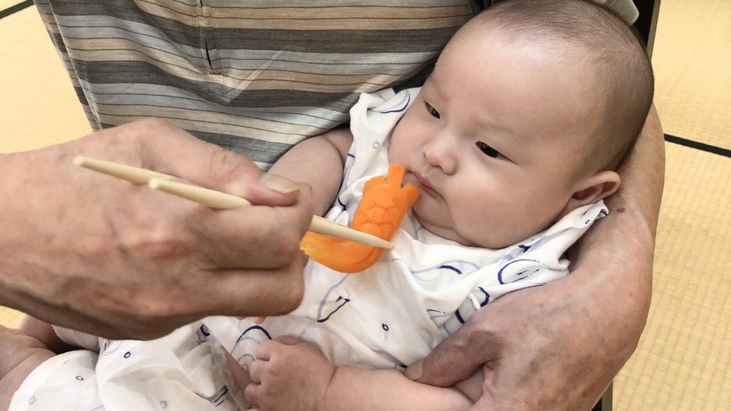 お食い初めのお席