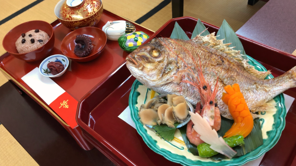 お食い初めのお席